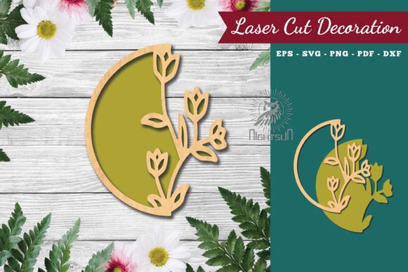 Download Flower Sign Laser Cut Decoration 5 - Flower sign Collection
