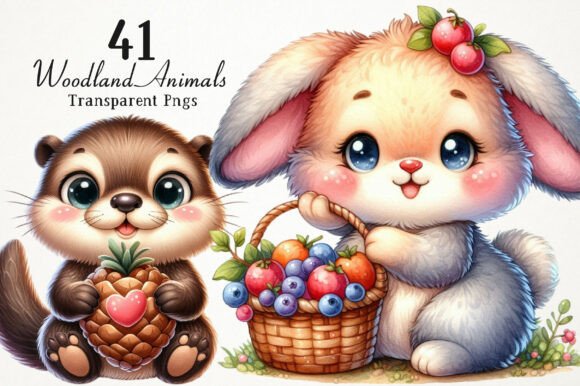 Download Cute Woodland Animals PNG Clipart - Cute woodland animals Collection