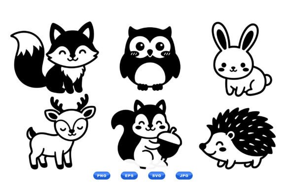 Download Cute Woodland Animals Clipart - Cute woodland animals Collection