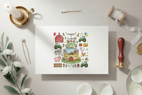 Download Farm Themed Birthday Cake Design - Farm theme Collection
