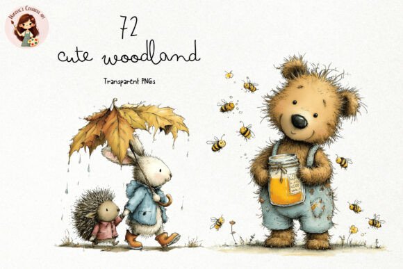 Download Cute Woodland Animals PNG Clipart - Cute woodland animals Collection