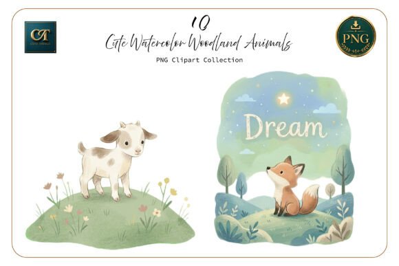 Download Cute Woodland Animals Dream Set - Cute woodland animals Collection