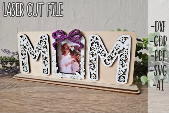 Download Mom Frame SVG Laser Cut File for 3mm - Premium Resources