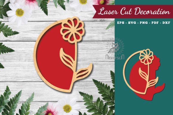 Download Flower Sign Laser Cut Decoration 6 - Flower sign Collection