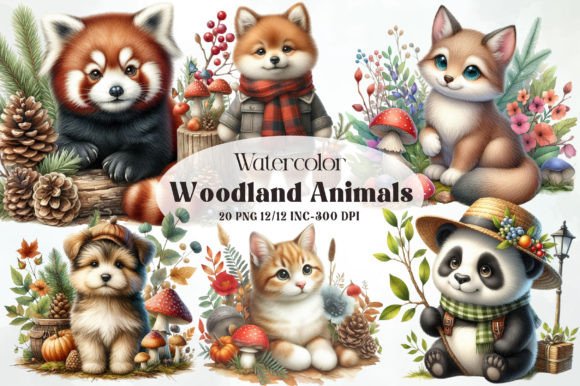 Download Cute Woodland Animals PNG Clipart - Cute woodland animals Collection