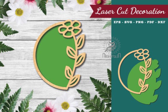 Download Flower Sign Laser Cut Decoration 1 - Flower sign Collection